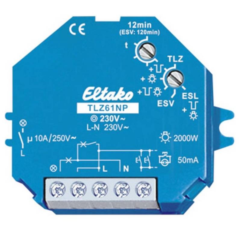 Dämmerungsschalter Treppenlichtzeitschalter und Nachlaufschalter, (TypTLZ61NP-230V), Treppenlichtzeitschalter von OTTO
