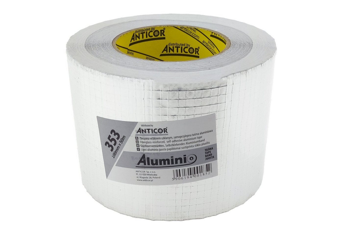 Dampfsperrklebeband 1 Rolle Aluminium Klebeband netzverstärkt 100mm x 50m Aluband Aluminiu (Rolle, 1-St., Aluminium Klebeband) Aluklebeband Aluminium-Klebeband Gitternetzverstärkt von OTTO