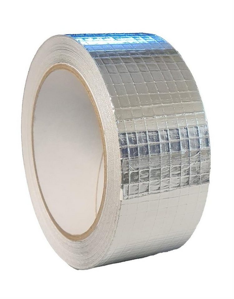 varivendo Dampfsperrklebeband Aluminium Klebeband netzverstärkt 43mm x 20m (Rolle, 1-St., Aluminium Klebeband) Aluklebeband Aluminium-Klebeband Gitternetzverstärkt von varivendo