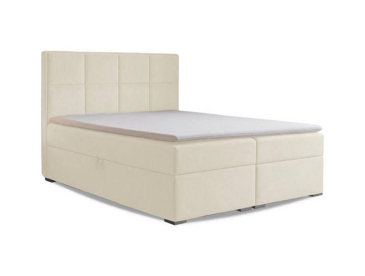Deine Möbel 24 Boxspringbett CARO Boxbett, Polsterbett mit Bettkasten, Stauraum, Topper (Bonell-Federkernmatratze H3 oder Taschen-Federkernmatratze H4, 1-St., Größen: 120x200 cm, 140x200 cm, 160x200 cm, 180x200 cm, 200x200 cm), Farbe: Creme, Beige, Hellgrau, Dunkelgrau, Anthrazit, Schwarz, beige von OTTO