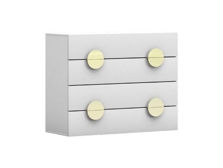 Deine Möbel 24 Kommode GOLDEN 4S 90 cm breit in Weiß/Gold (Einzelmöbel, 1 St., Teil der GOLDEN-Kollektion), Teil der GOLDEN-Kollektion, goldene Griffe von OTTO