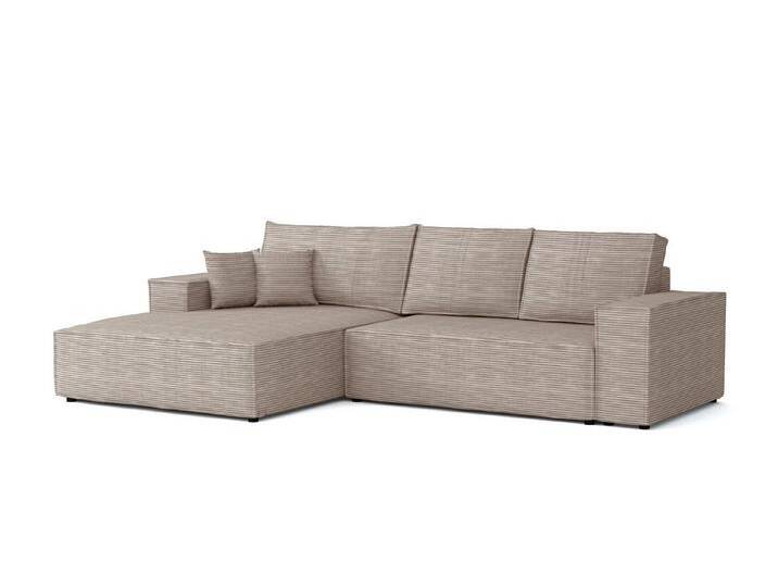 Deine Möbel 24 Wohnlandschaft MARCO 294 cm breit Ecksofa Sofa Wohnzimmer L-Couch Cord Samt, Grau Beige Dunkelgrau Anthrazit Graphit Schwarz Hellgrau 3 Teile, mit Schlaffunktion Bettfunktion Bettkasten Stauraum Deine Möbel 24 Wohnlandschaft MARCO 294 cm breit Ecksofa Sofa Wohnzimmer L-Couch Cord Samt, Grau Beige Dunkelgrau Anthrazit Graphit Schwarz Hellgrau 3 Teile, mit Schlaffunktion Bettfunktion Bettkasten Stauraum von OTTO