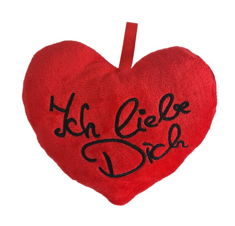 Rasehorn Dekokissen Ich liebe Dich Mini Plüsch Herz - ca. 9 cm Rasehorn Dekokissen Ich liebe Dich Mini Plüsch Herz - ca. 9 cm von Rasehorn