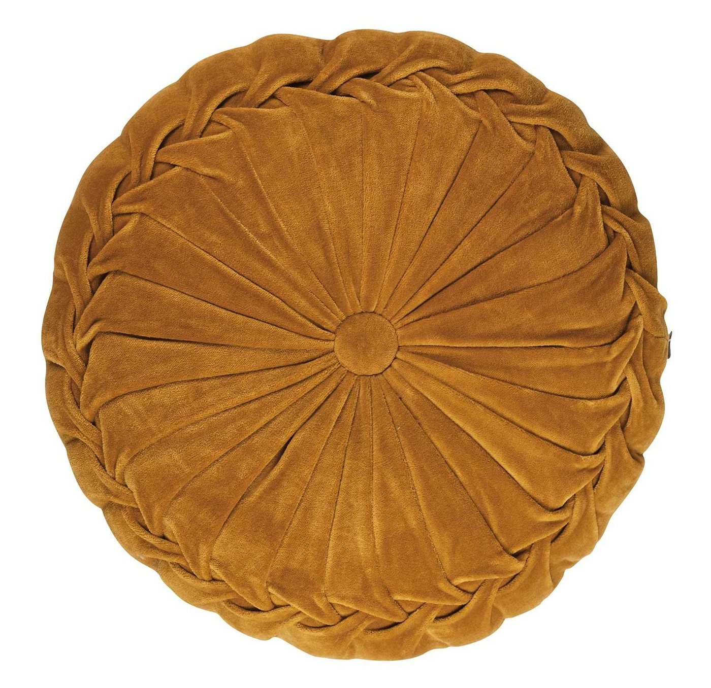 Dekokissen KANAN VELVET, Gelb, Unifarben, Baumwolle, Ø 40 cm Dekokissen KANAN VELVET, Gelb, Unifarben, Baumwolle, Ø 40 cm von OTTO