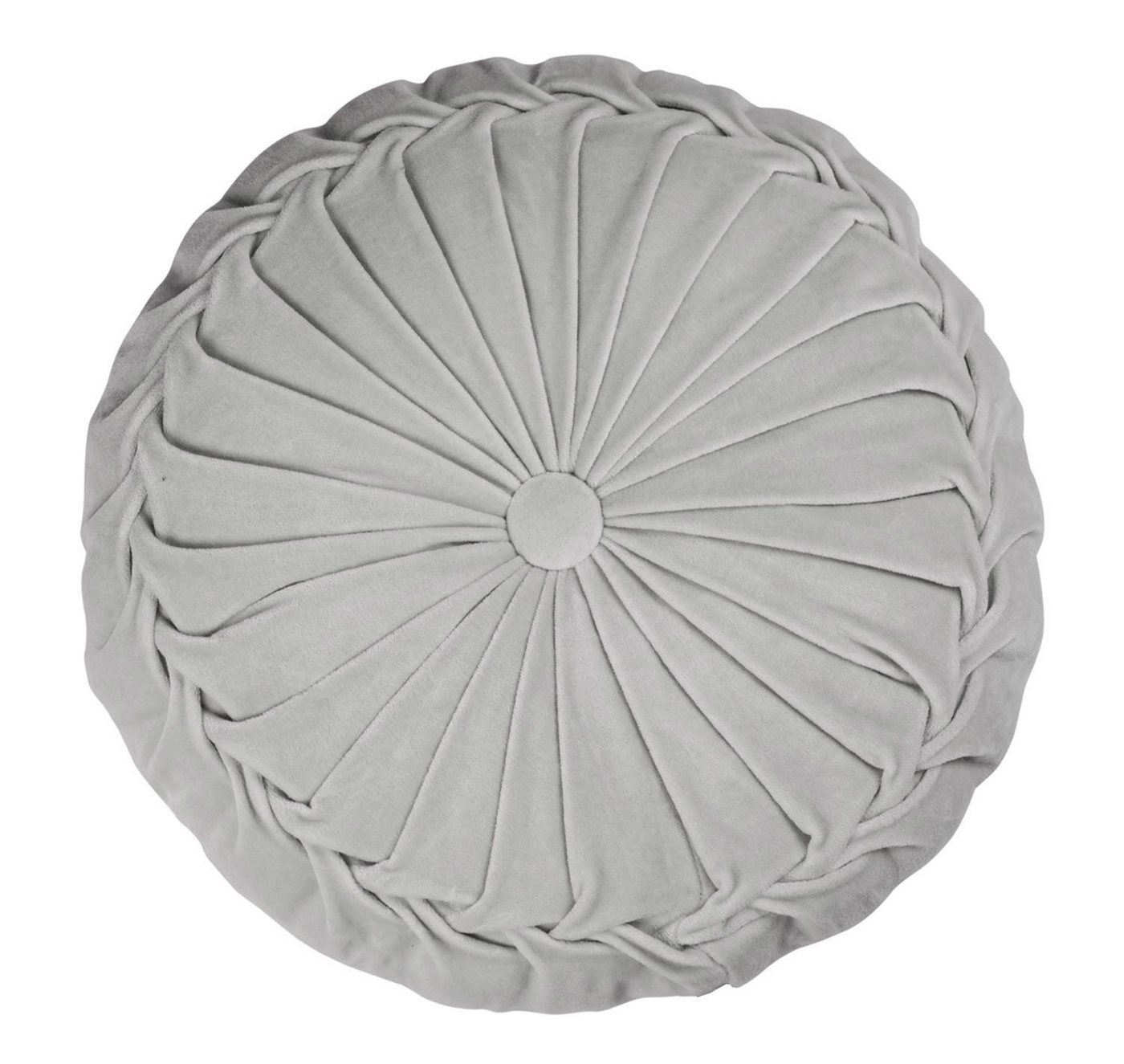 Dekokissen KANAN VELVET, Grau, Unifarben, Baumwolle, Ø 40 cm Dekokissen KANAN VELVET, Grau, Unifarben, Baumwolle, Ø 40 cm von OTTO