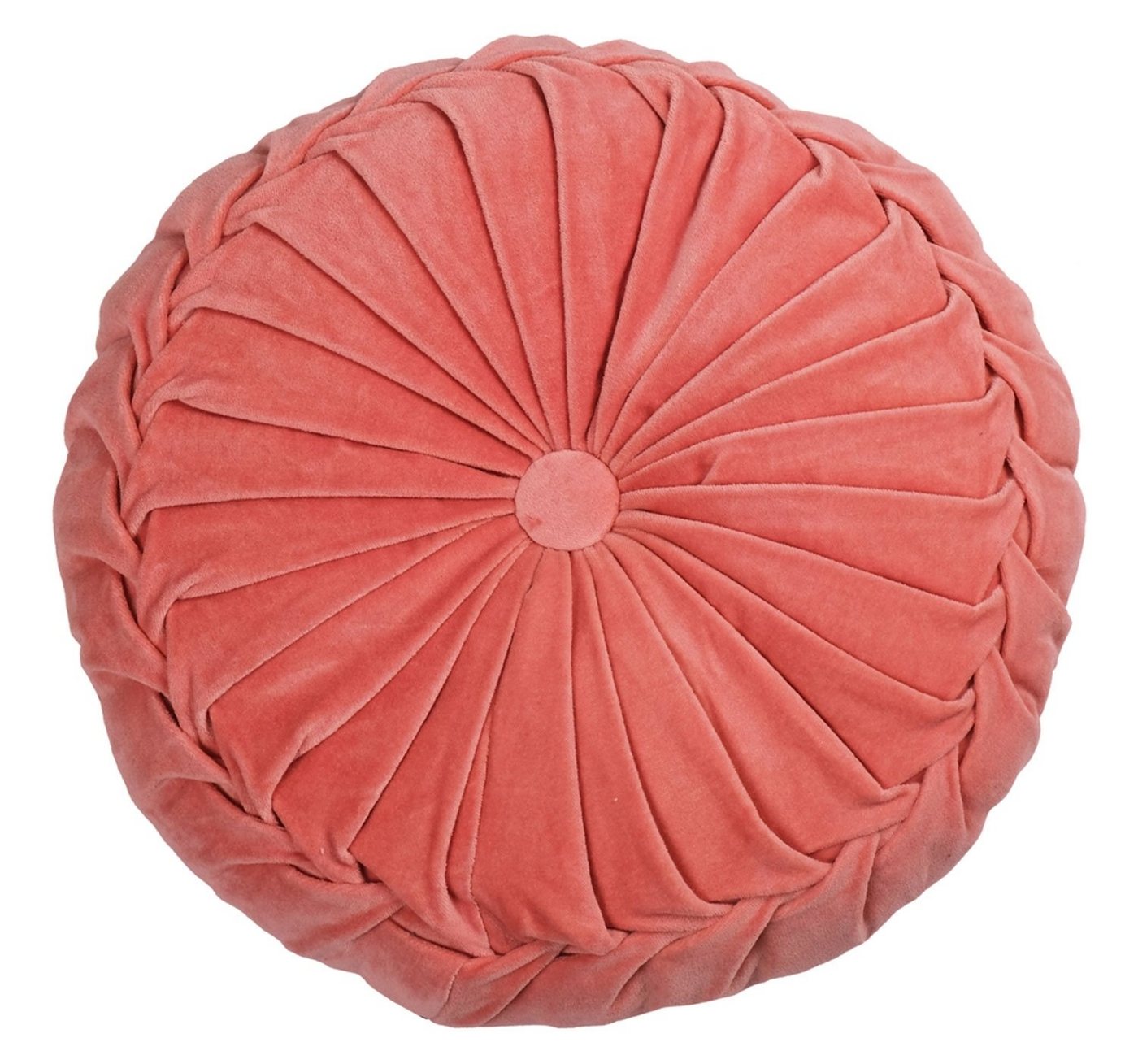 Dekokissen KANAN VELVET, Rot, Unifarben, Baumwolle, Ø 40 cm Dekokissen KANAN VELVET, Rot, Unifarben, Baumwolle, Ø 40 cm von OTTO