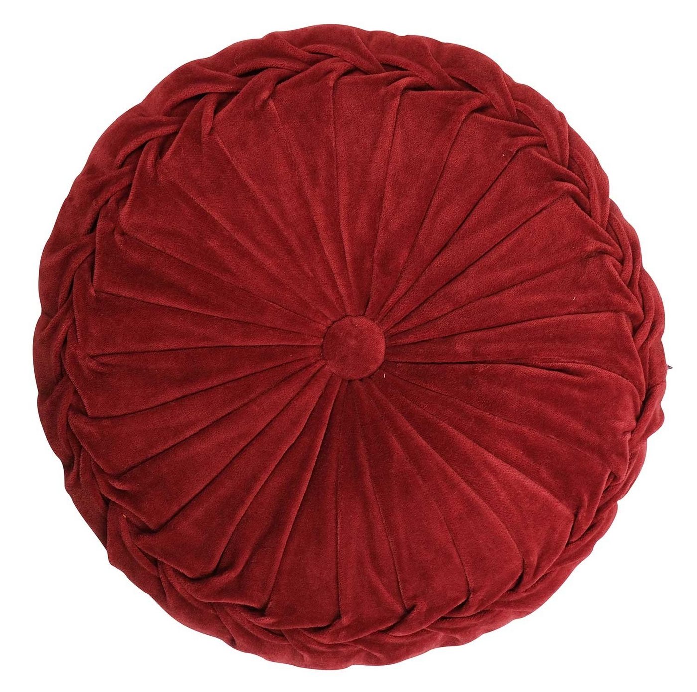 Dekokissen KANAN VELVET, Rot, Unifarben, Baumwolle, Ø 40 cm Dekokissen KANAN VELVET, Rot, Unifarben, Baumwolle, Ø 40 cm von OTTO