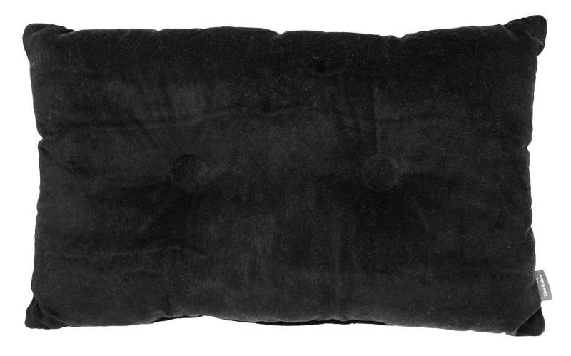 Dekokissen KYLE, Schwarz, Uni, Samt, 30 x 50 cm von OTTO