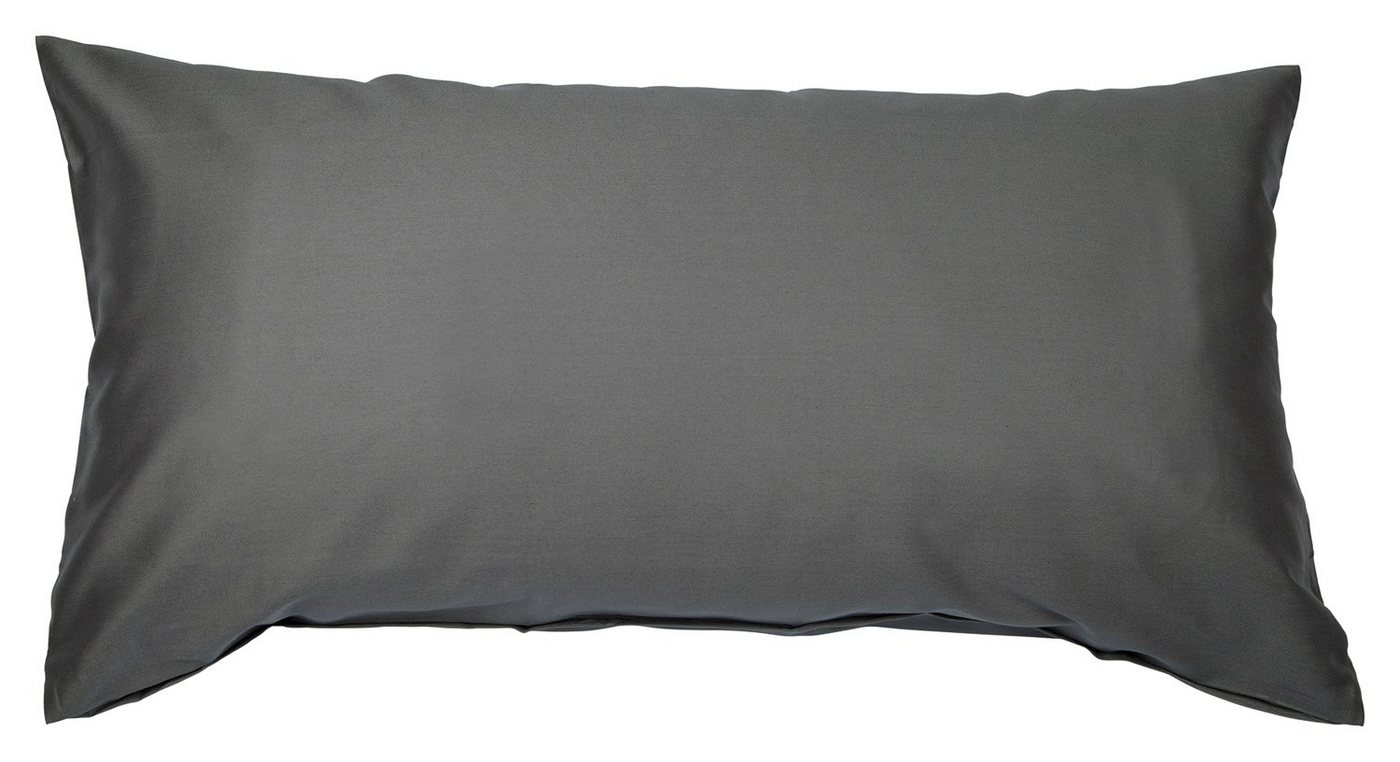 Kissenbezug Mako-Satin-Kissenhülle LENI, Schwarz, B 80 cm von OTTO