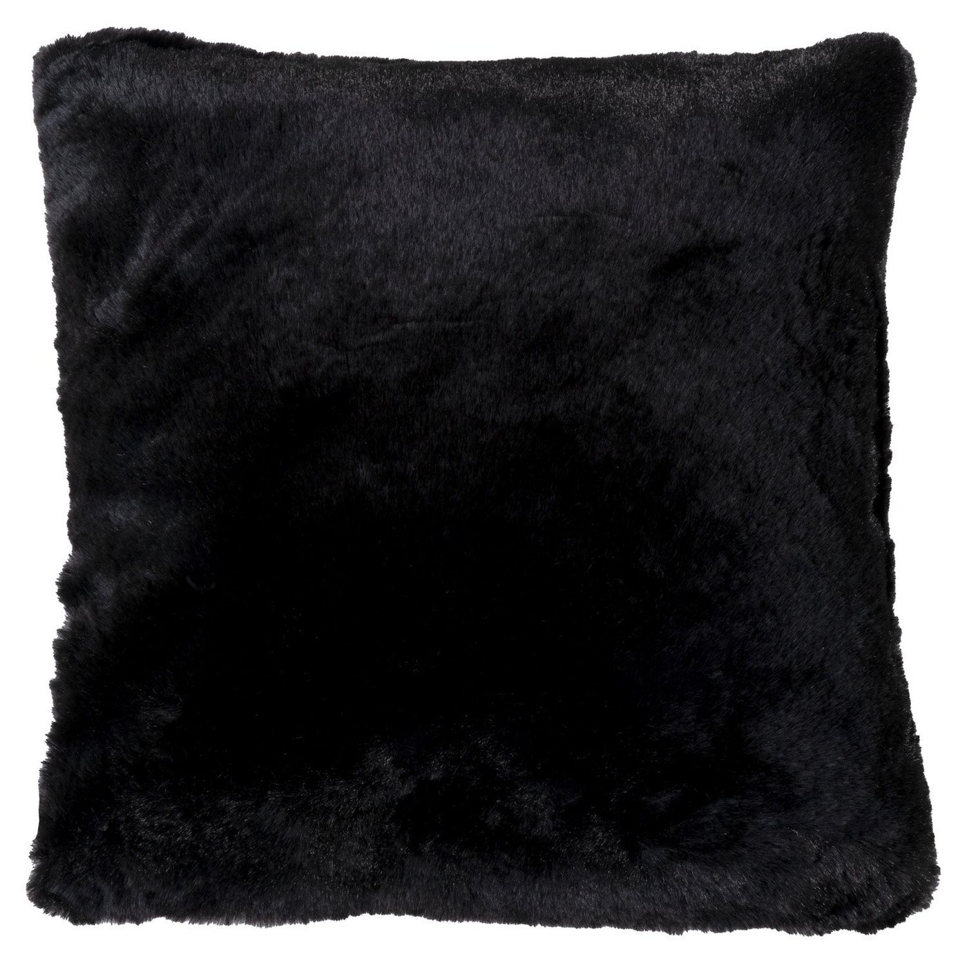 Dekokissen PORTLAND, Schwarz, Uni, Kunstfaser, 45 x 45 cm von OTTO