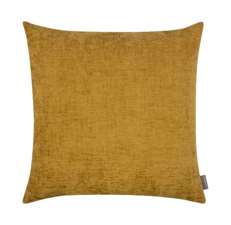 Dekokissen PRINCE VELVET, 45 x 45 cm, Honiggelb, Polyester, Kissenhülle mit Füllung, 1 Stück von OTTO