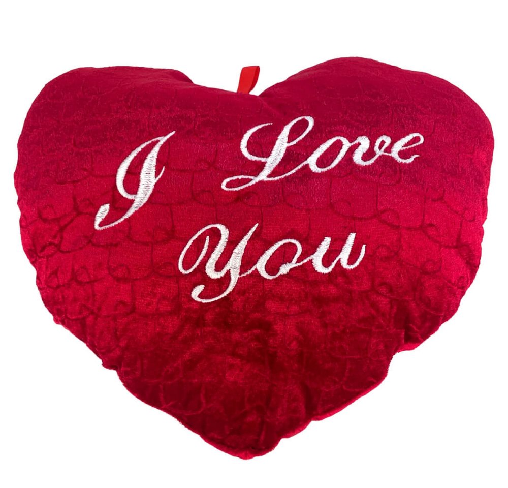 Dekokissen Rotes Herzkissen 34 cm I love you"" von OTTO