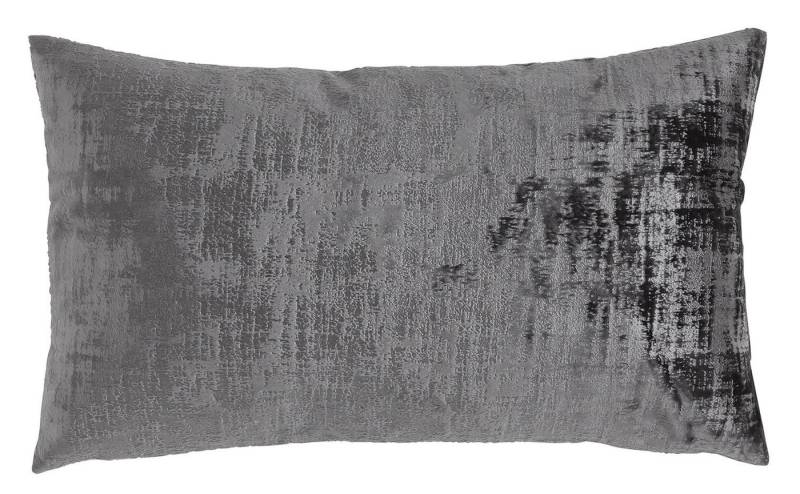 Dekokissen VINTAGE VELVET, Schwarz, Uni, Samt, 30 x 50 cm von OTTO