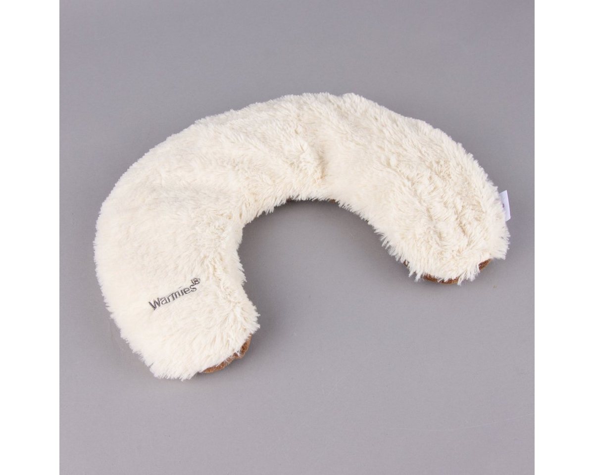 Dekokissen Warmies Neck Warmer Sherpa weiß braun Hirse-Lavendelfüllung von OTTO