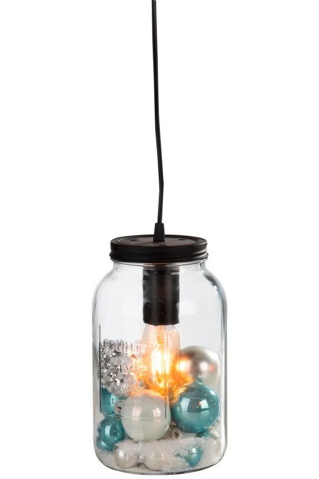 Dekolicht MURAL, 1-flammig, Schwarz, Kunststoff, Glas, ohne Leuchtmittel, Hängeleuchte, Hängelampe von OTTO