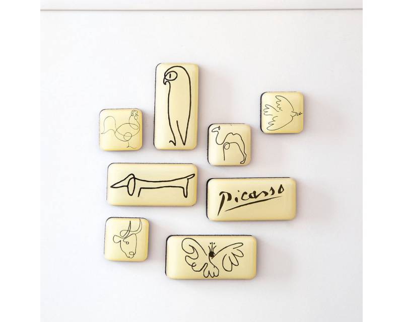 Dekomagnet Nelson Line PICMMS1 Picasso Mini-Magnet-Set, Acryl von OTTO