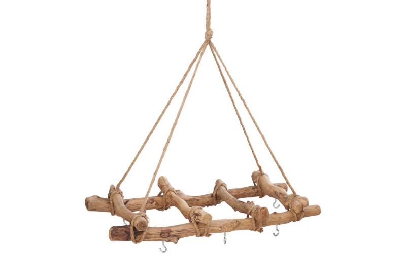Dekoobjekt Holz Deko Leiter mit Ösen, 50 cm x 25 cm x 58 cm von OTTO