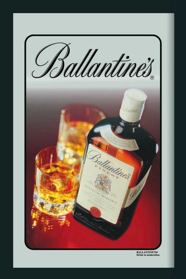 Dekospiegel KS237 Ballantines - Flasche - Bedruckter Spiegel von OTTO