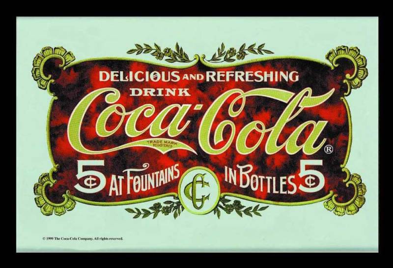 Dekospiegel KS244 Coca Cola - Postkarte - Bedruckter Spiegel Dekospiegel KS244 Coca Cola - Postkarte - Bedruckter Spiegel von OTTO