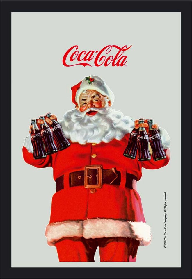 Dekospiegel KS288 Coca Cola - Santa Claus - Bedruckter Spiegel von OTTO