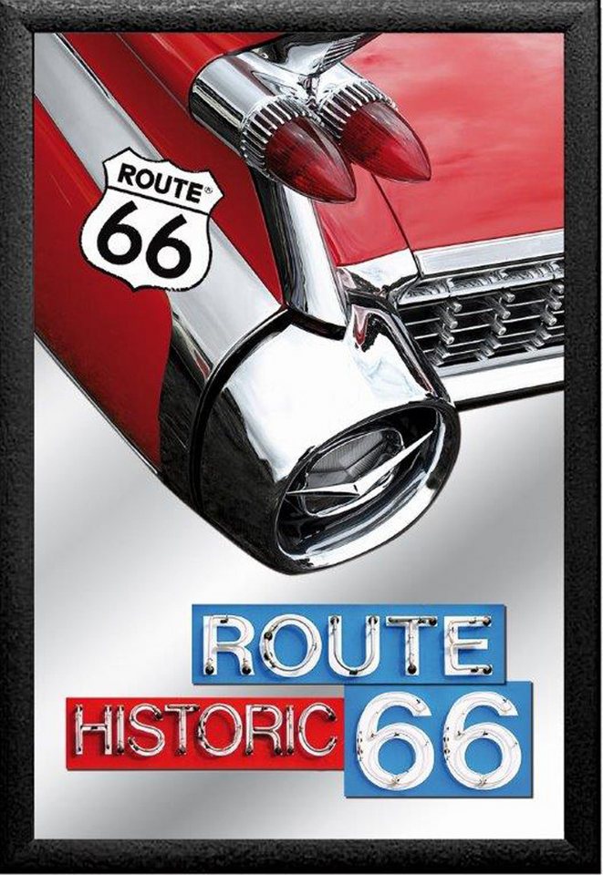 Dekospiegel KS356 Route 66 - Wings - Bedruckter Spiegel von OTTO