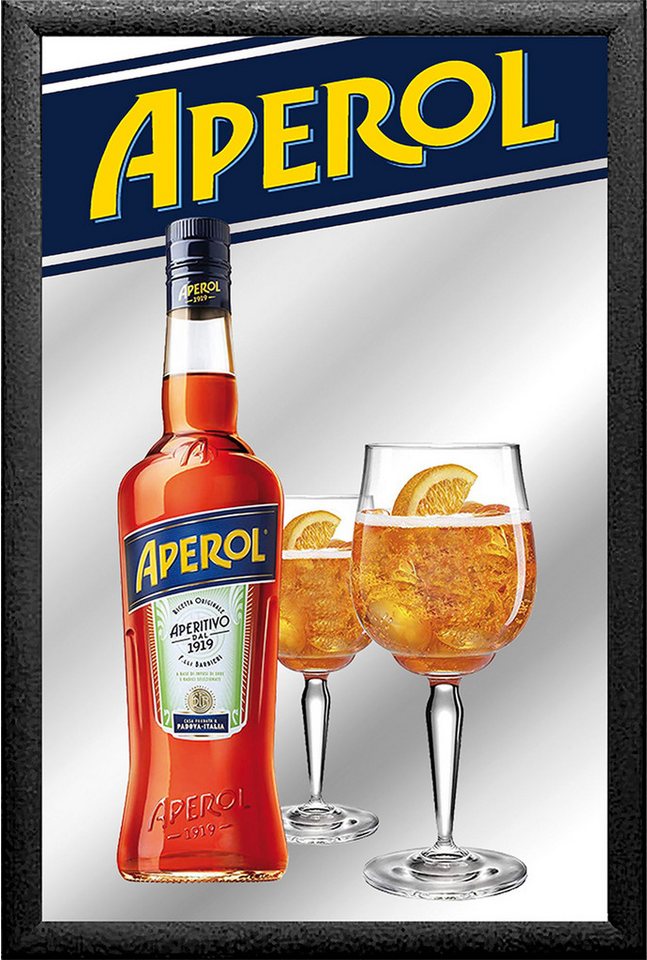 Dekospiegel KS143 Aperol - Flasche und Gläser - Bedruckter Spiegel von OTTO