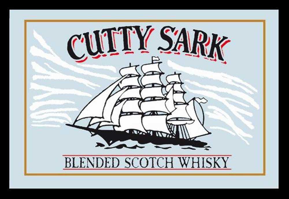 Dekospiegel KS208 Cutty Sark - Whisky - Bedruckter Spiegel von OTTO