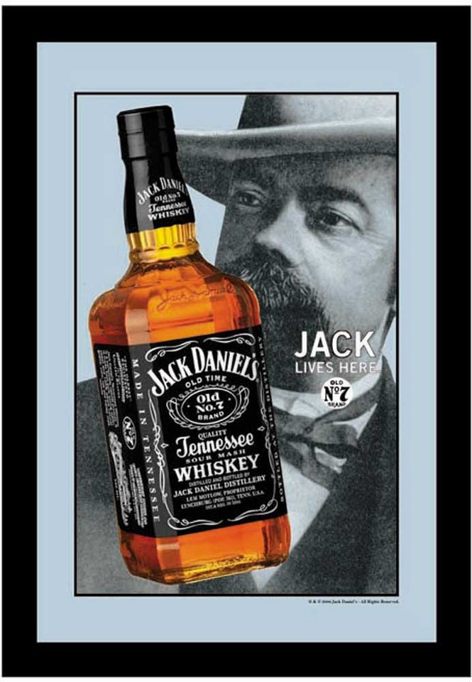 Dekospiegel KS9 Jack Daniels - Jack 2 - Bedruckter Spiegel von OTTO