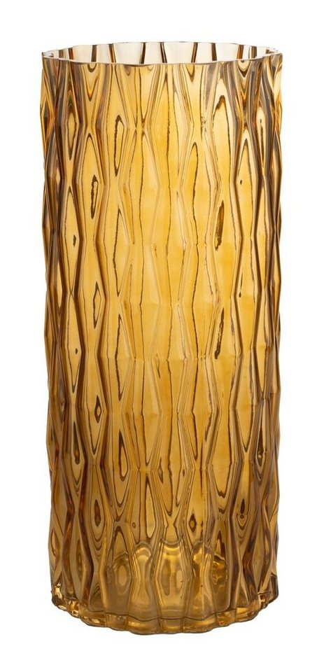 Dekovase AIMEE, H 30 cm, Gelb, Glas, Transparent, (1 St), Wasserdicht von OTTO