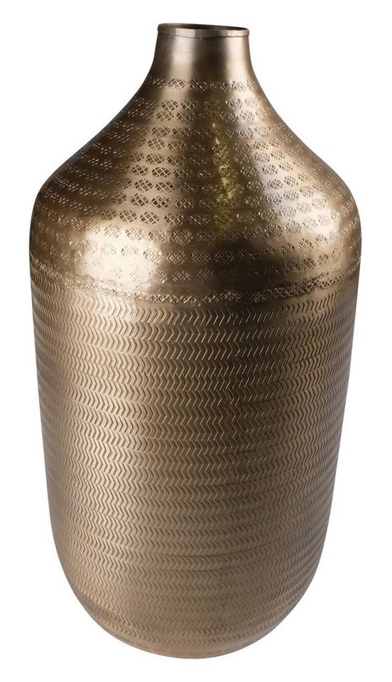 Dekovase CARISTAS, Vase, Goldgelb, Metall, H 45 cm (1 St) von OTTO