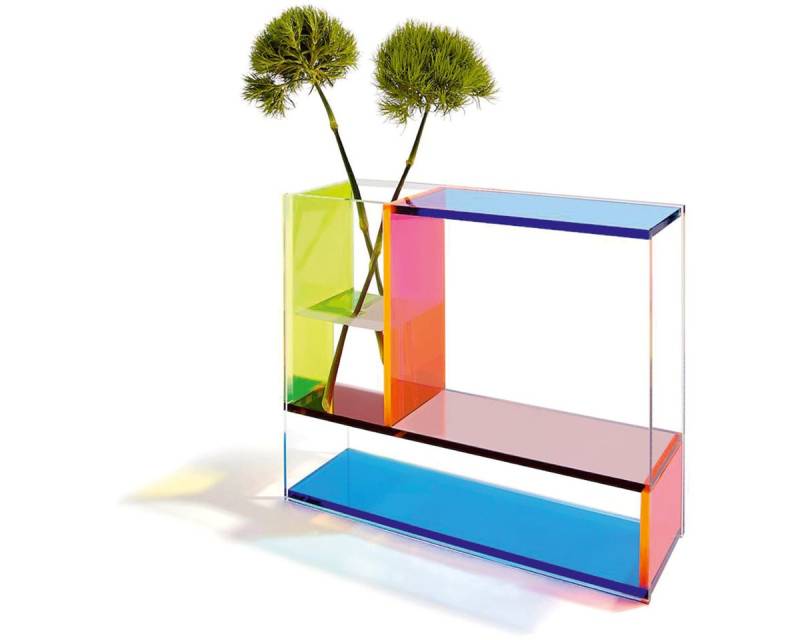 Dekovase MOMA MONDRI VASE Neon, VASE, Frank Kerdil Dekovase MOMA MONDRI VASE Neon, VASE, Frank Kerdil von OTTO