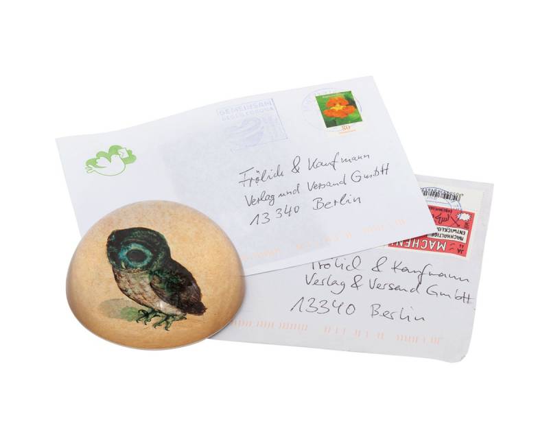 Dokumentenhalter Briefbeschwerer Dürer »Kleine Eule«. von OTTO