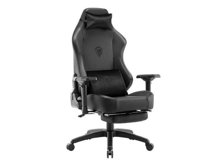 Dowinx Gaming-Stuhl Bürostuhl Ergonomischer Computer Stuhl mit Fußstütze, 4D-Armlehnen, mit Wildleder Kopfstütze und Lendenwirbelstütze, schwarz Dowinx Gaming-Stuhl Bürostuhl Ergonomischer Computer Stuhl mit Fußstütze, 4D-Armlehnen, mit Wildleder Kopfstütze und Lendenwirbelstütze, schwarz von OTTO