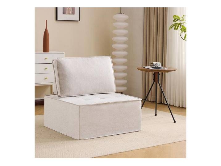Drenice Sofa Einzelsofa, Modulares Einzelsofa mit Leinenbezug, Kleine Sitzgarnitur,Wohnzimmer-Sessel,Sitzsack 4 Teile, Sofa für Schlafzimmer, Gästezimmer oder Kinderzimmer, beige von OTTO