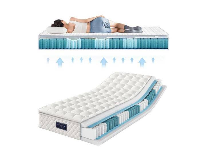 Drenice Taschenfederkernmatratze 7 Zonen Federkernmatratze, Luxus matratze, 25 cm hoch, (ergonomisch, atmungsaktiv, H3), Matratze 90x200 cm, 140x200 cm und weitere Größen von OTTO