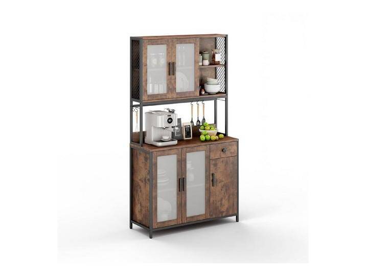 Dripex Küchenbuffet Küchenschrank Buffetschrank mit Arbeitsplatte 181cm Hoher, Ohne-Steckdose von OTTO