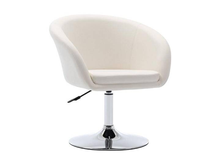 Duhome Loungesessel (WY440), Schminkstuhl Cocktailsessel Drehstuhl Höhenverstellbar mit Armlehne, weiß, Weiß von OTTO