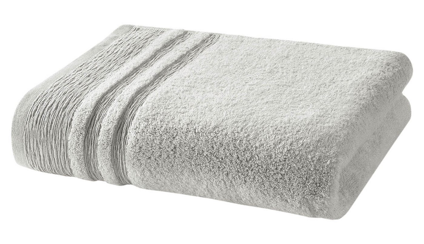 Duschtuch ORGANIC COTTON, 70 x 140 cm, Grau, Baumwolle, (1-St), 480 g/m², Waschbar bei 60 °C von OTTO