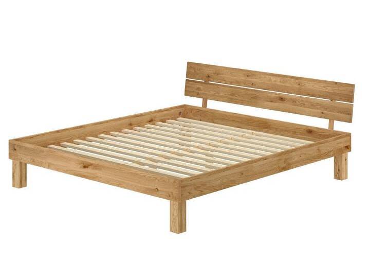 ERST-HOLZ Bett Doppelbett Massivholzbett Eichenbett geölt 180 x 200 cm, Eichegeölt, beige, Rollrost inkl. ERST-HOLZ Bett Doppelbett Massivholzbett Eichenbett geölt 180 x 200 cm, Eichegeölt, beige, Rollrost inkl. von OTTO