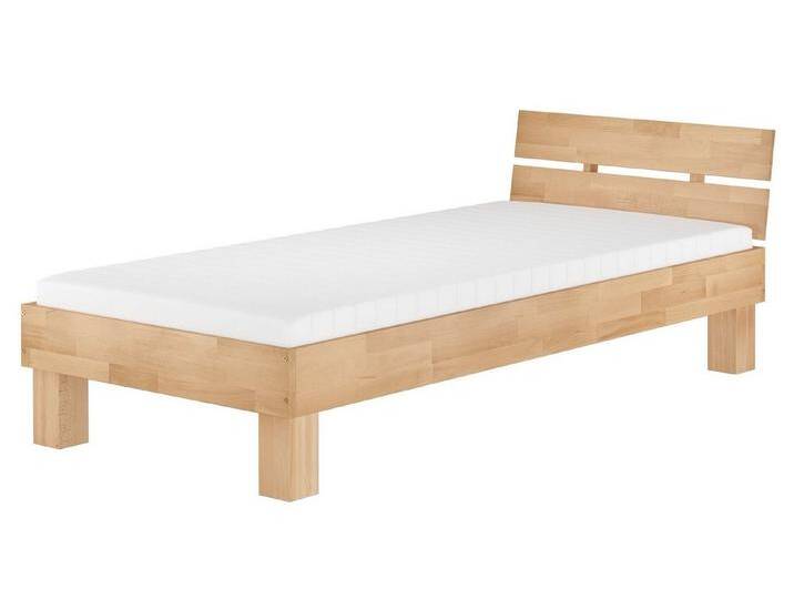 ERST-HOLZ Bett Futonbett Einzelbett Bettrahmen Buche 100 x 200 mit Rollrost Matratze, Buchegeölt ERST-HOLZ Bett Futonbett Einzelbett Bettrahmen Buche 100 x 200 mit Rollrost Matratze, Buchegeölt von OTTO