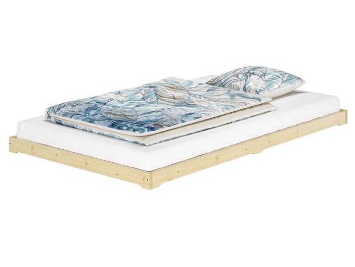 ERST-HOLZ Bett Futonbett Studentenbett 120 x 200 cm Fichte Massiv Extra Niedrig Geölt, Fichtegeölt, beige, ohne Zubehör ERST-HOLZ Bett Futonbett Studentenbett 120 x 200 cm Fichte Massiv Extra Niedrig Geölt, Fichtegeölt, beige, ohne Zubehör von OTTO