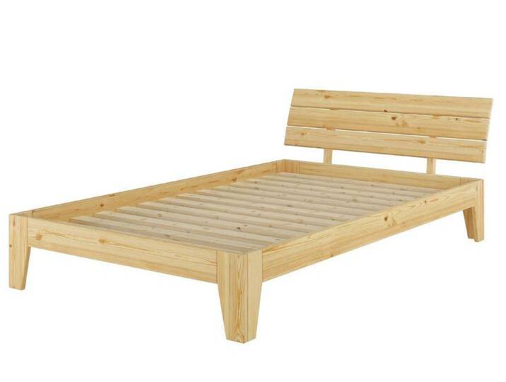 ERST-HOLZ Bett Kieferbett Einzelbett Massivholz Studentenbett 120 x 200 mit Rollrost, Kieferfarblos lackiert ERST-HOLZ Bett Kieferbett Einzelbett Massivholz Studentenbett 120 x 200 mit Rollrost, Kieferfarblos lackiert von OTTO