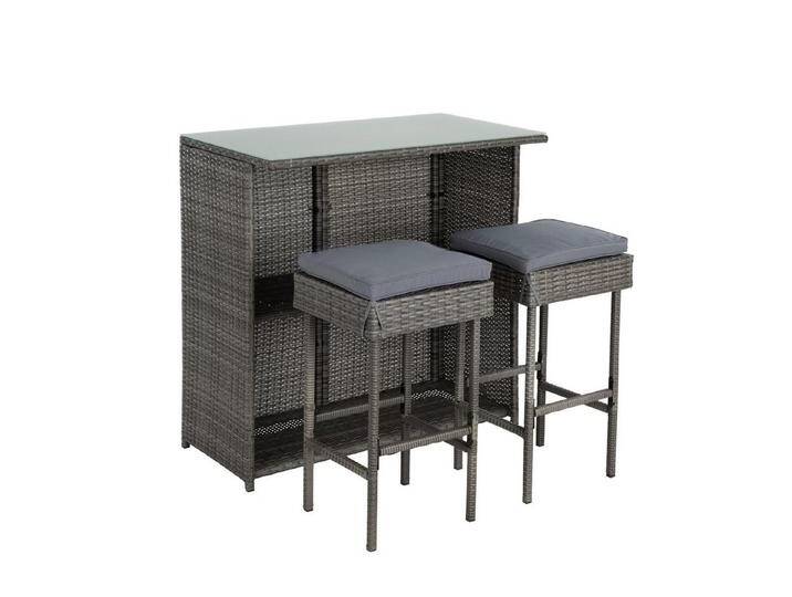 ESTEXO Sitzgruppe Polyrattan Gartenbar Set Gartenmöbel Rattan Bar Tresen Barset Tisch ESTEXO Sitzgruppe Polyrattan Gartenbar Set Gartenmöbel Rattan Bar Tresen Barset Tisch von OTTO