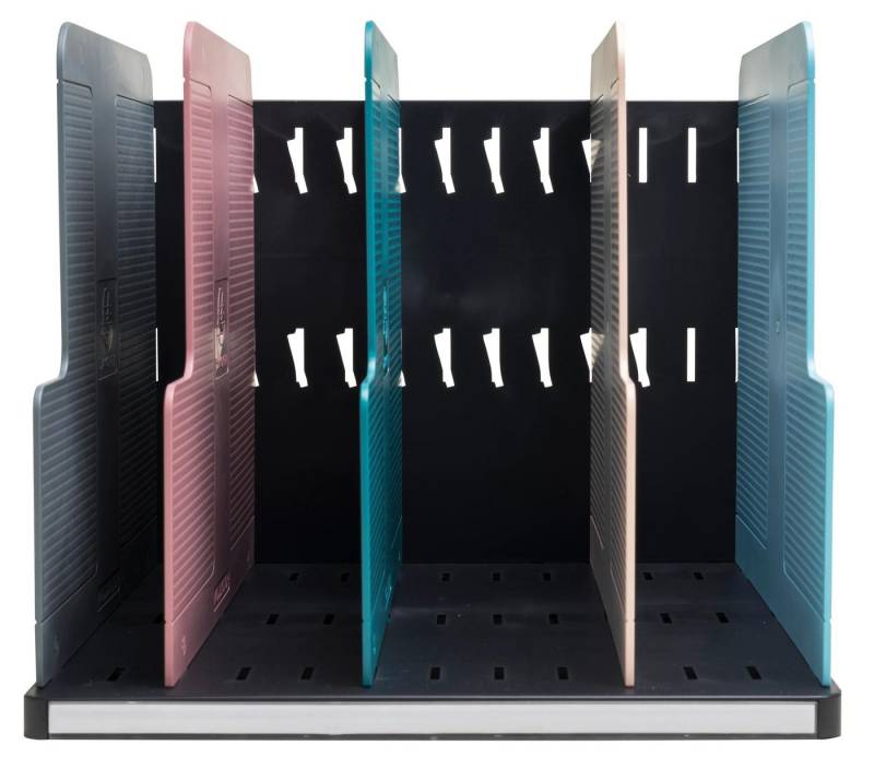 EXACOMPTA Aufbewahrungsbox MODULOTOP Sorter mit 5 Trennplatten Skandi Farben sortiert 390606D, Sortierungsmodul von EXACOMPTA