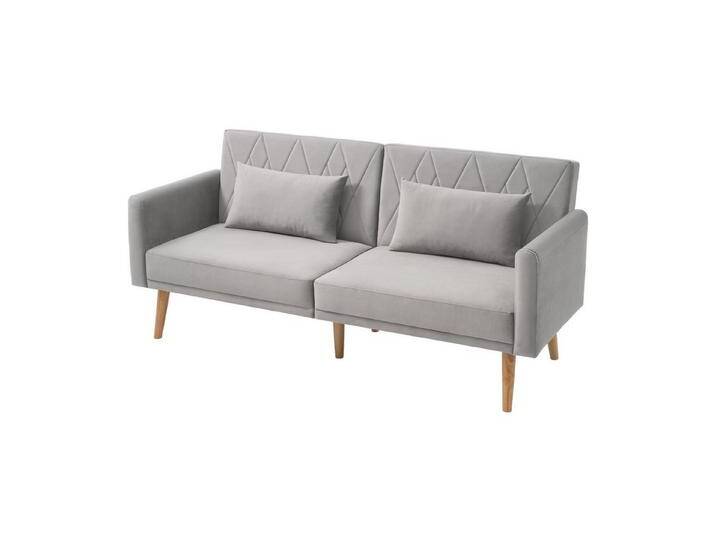 EXTSUD Schlafsofa Kleines Sofa, Zweisitzer-Sofa,Schlafsofa,Schlafsofa mit Schlaffunktion, Schlafsofa aus Samtstoff, geeignet für Wohnzimmer, Schlafzimmer von OTTO