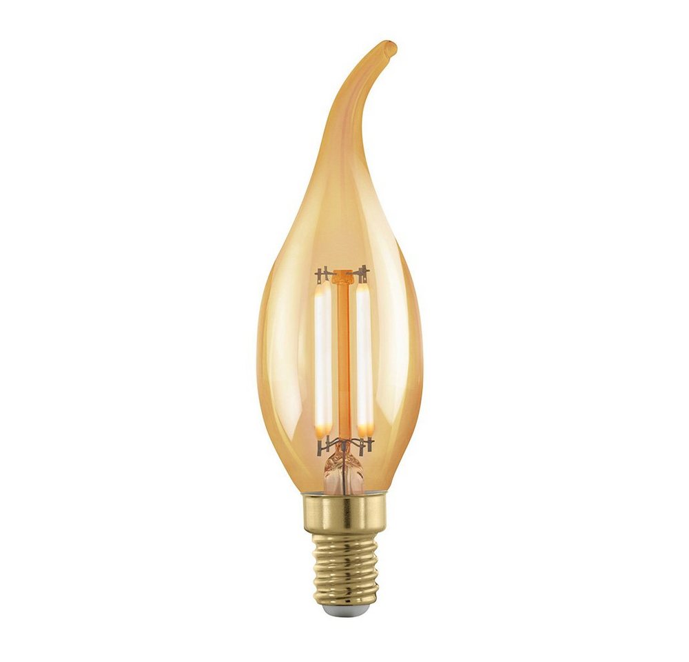 LED-Leuchtmittel Eglo LED Filament Leuchtmittel Windstoßkerze 4W = 30W E14 Gold 320lm von OTTO