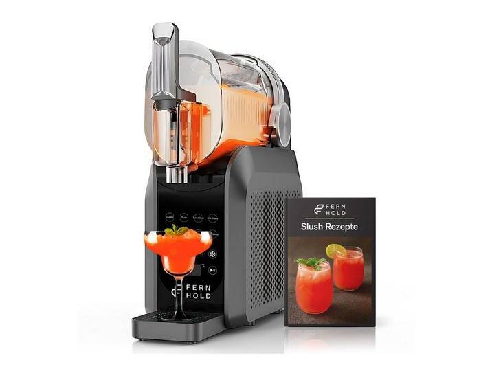 FERNHOLD Slush-Eismaschine mit 7 smarten Programmen, 1,8 l, 220 W, mit LED-Display, Slush Maschine für gefrorene Getränke, grau von OTTO