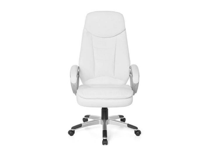 FINEBUY Schreibtischstuhl FB50055 (Bürostuhl XXL 120 kg Modern, Kunstleder Creme), Drehstuhl mit Armlehne, Schreibtischstuhl Drehbar, beige von OTTO