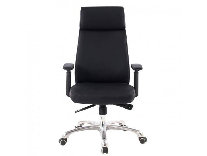 FINEBUY Schreibtischstuhl Bürostuhl Chefsessel PORTO Leder Schwarz Drehstuhl (Drehstuhl Wippfunktion, Schreibtischstuhl Drehbar) von OTTO