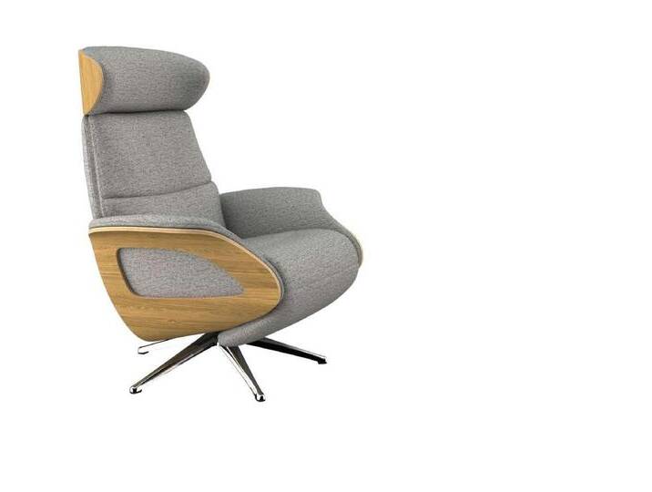 FLEXLUX Relaxsessel Clement elektrischer Funktionsessel, Größe M, Rücken & Fußteil elektrisch, Akku, Arml. Eiche, Fuß Alu, grau, Sophisto Grey FLEXLUX Relaxsessel Clement elektrischer Funktionsessel, Größe M, Rücken & Fußteil elektrisch, Akku, Arml. Eiche, Fuß Alu, grau, Sophisto Grey von OTTO